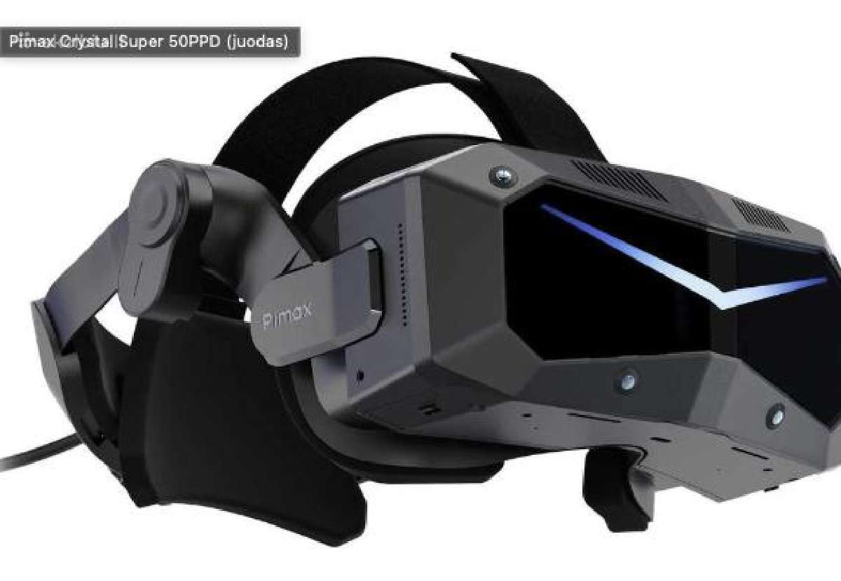 Pimax Crystal Super 50ppd + joystick'ai (juodas) - nuotraukos Nr. 5