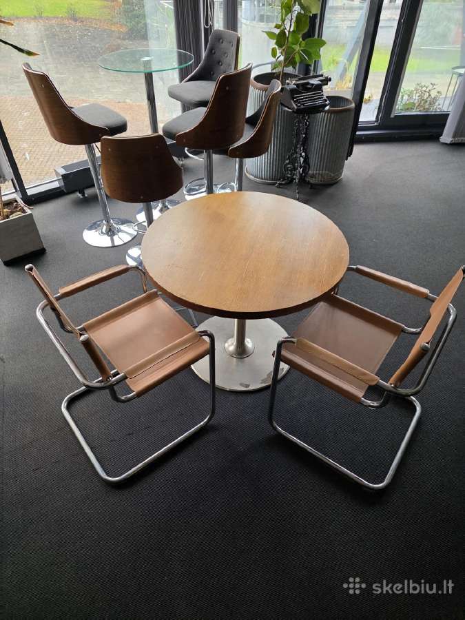 Bauhaus kėdės ir Mid Century stalas - nuotraukos Nr. 3