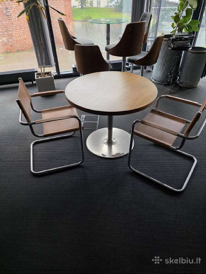 Bauhaus kėdės ir Mid Century stalas - nuotraukos Nr. 4