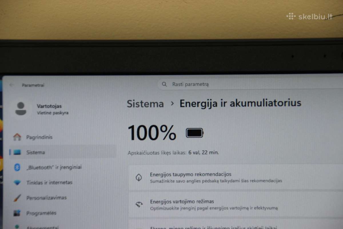 Lenovo L15 Gen3 R5 Pro 5675u 16gb fhd us klav. - nuotraukos Nr. 10
