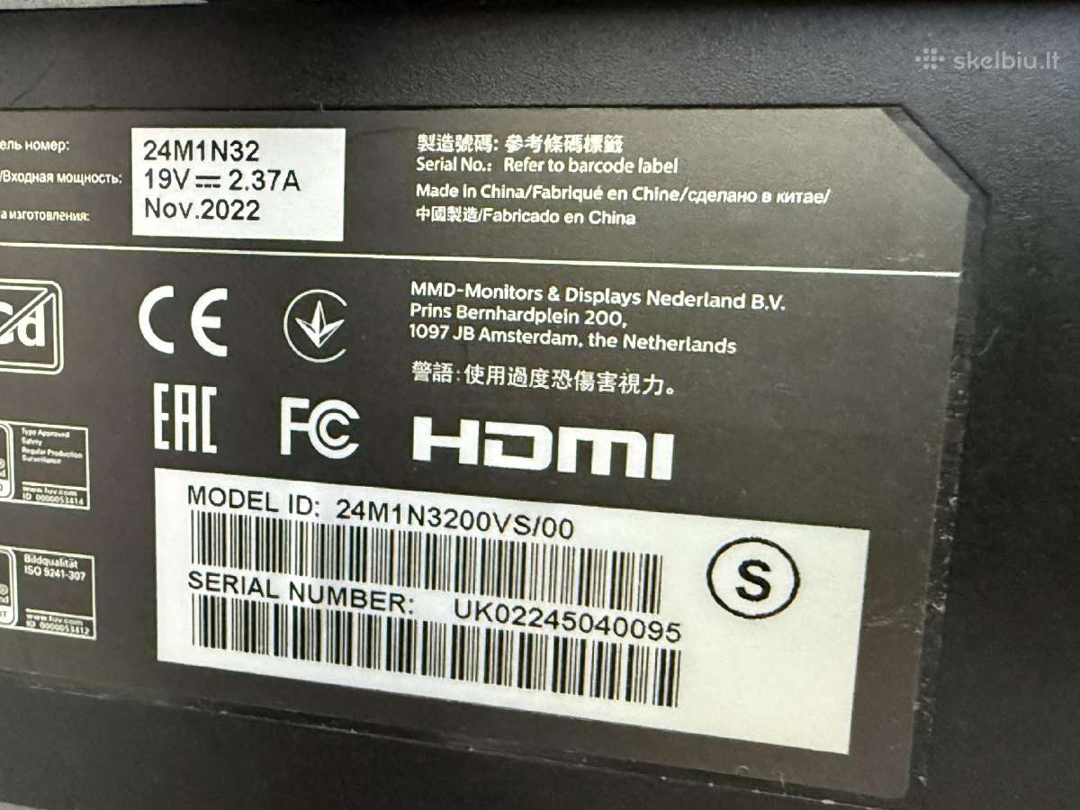 Philips Evnia Gaming 24 - nuotraukos Nr. 3