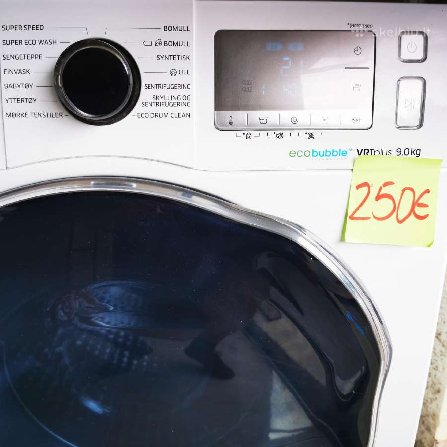Skalbimo mašina Samsung 9kg - nuotraukos Nr. 2