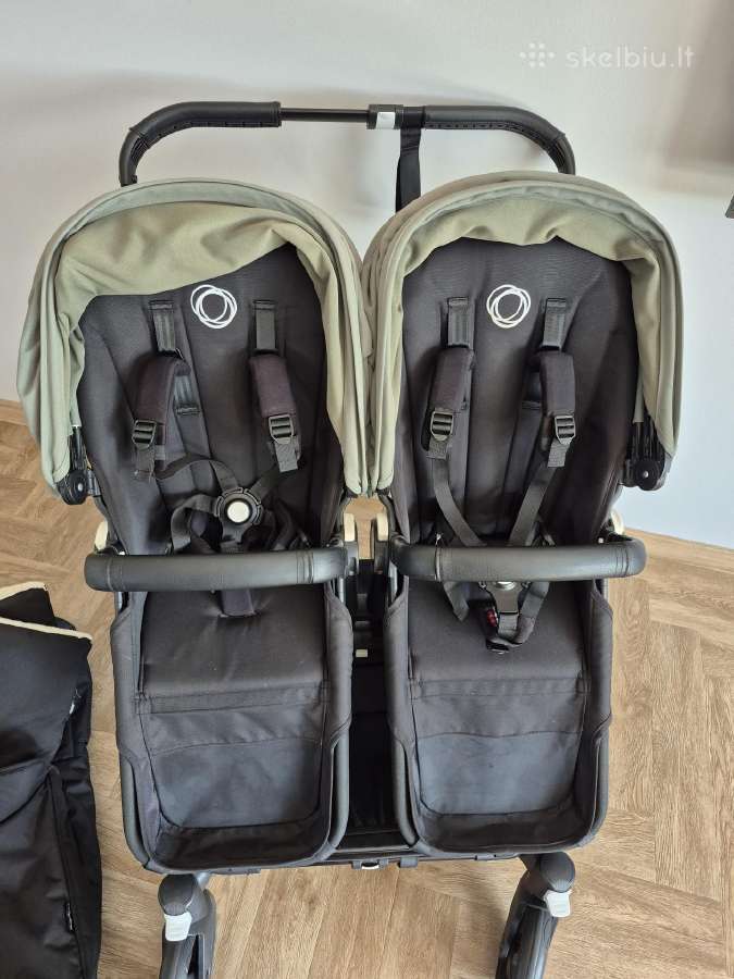 Bugaboo Donkey 5 twin dvynių vežimėlis - nuotraukos Nr. 4