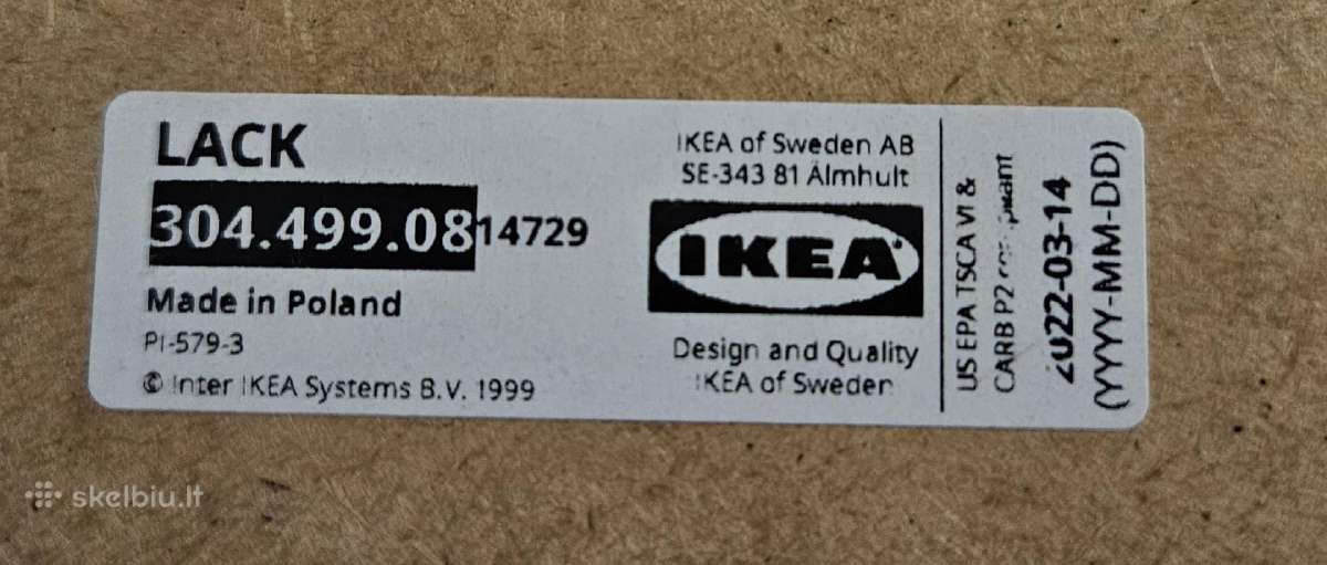 Ikea Lack staliukas –7€ - nuotraukos Nr. 4