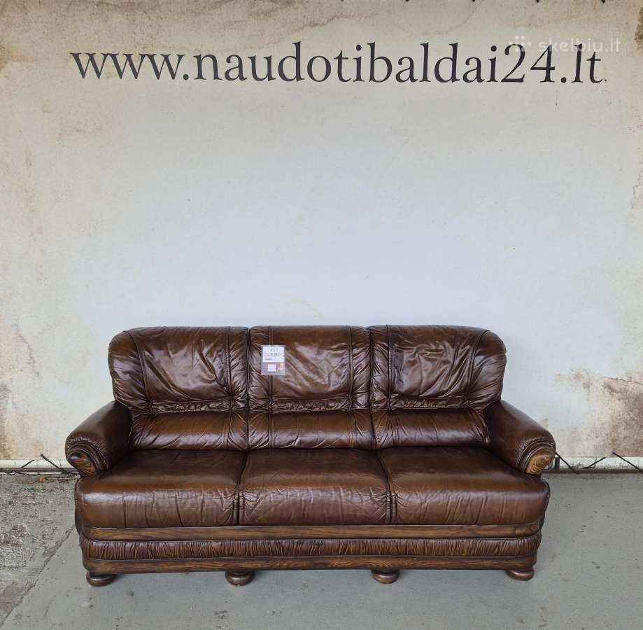 Odinė sofa - nuotraukos Nr. 8