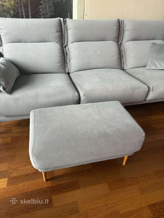 Magrės baldų sofa su pufu Jazz - nuotraukos Nr. 2