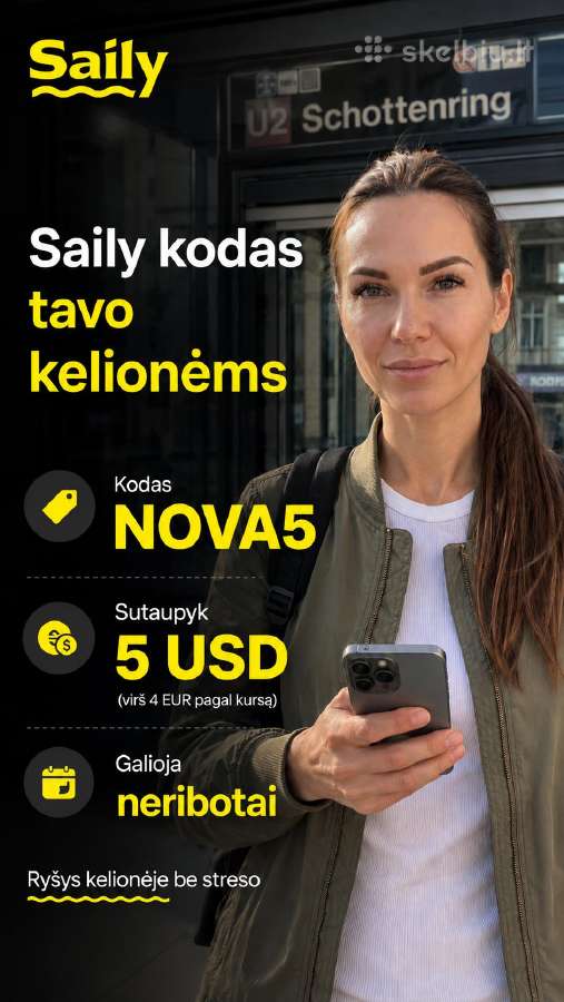 Saily esim nuolaidos kodas Nova5 - 5$ (virš 4€) ! - nuotraukos Nr. 3