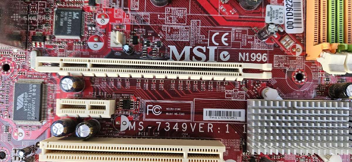 Pagrindinė plokštė Msi Ms-7349 Ver1.1 - nuotraukos Nr. 2