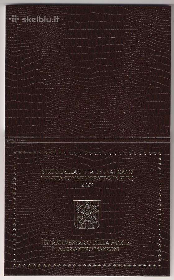 2 euro moneta Vatikanas 2023 Alessandro Manzoni - nuotraukos Nr. 3
