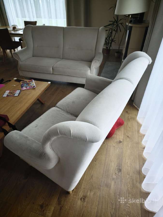 Svetainės baldai sofa 3+2 - nuotraukos Nr. 5