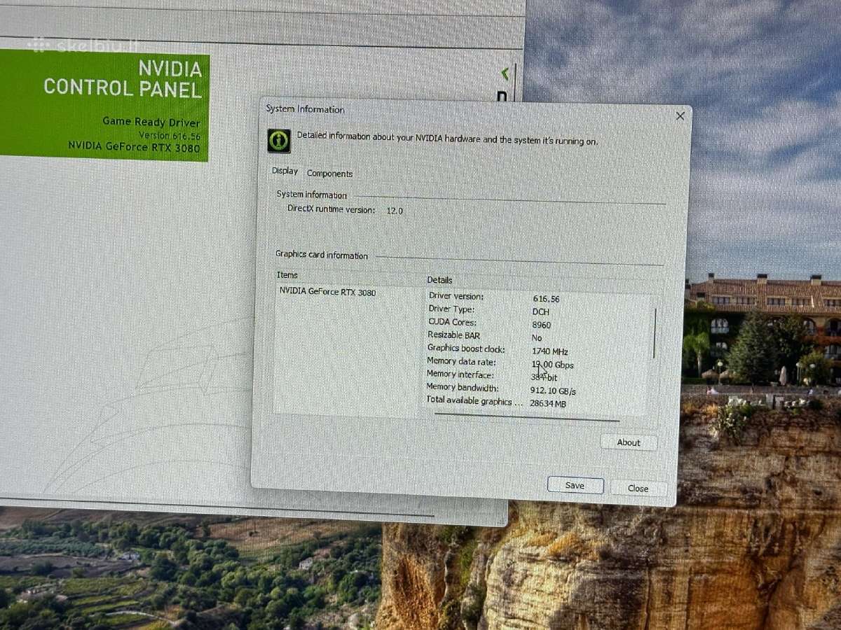 Parduodu Rtx 3080 12gb vaizdo plokštę - nuotraukos Nr. 5