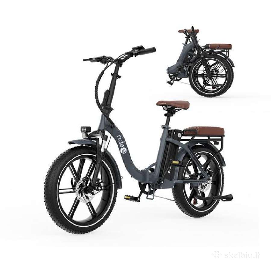 Ride-e X16 elektrinis dviratis su gazu + dovanos - nuotraukos Nr. 2