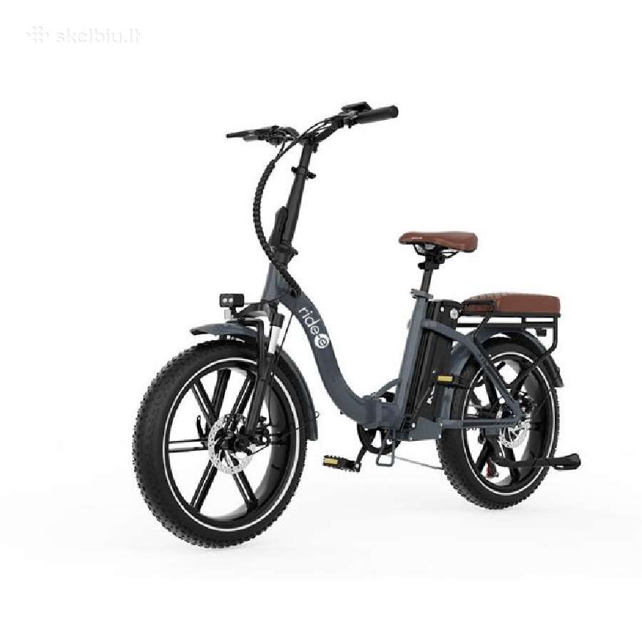 Ride-e X16 elektrinis dviratis su gazu + dovanos - nuotraukos Nr. 4