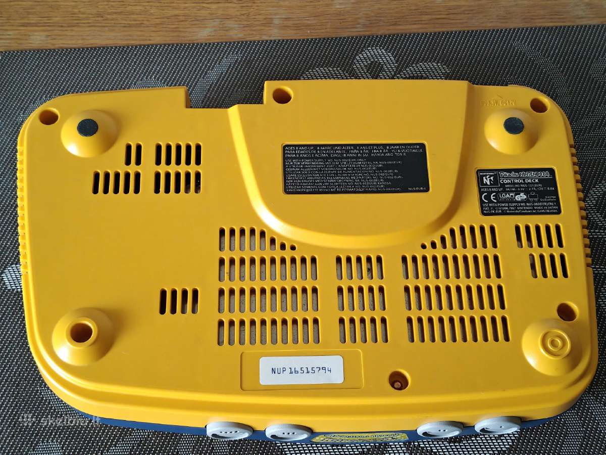 Pikachu Nintendo 64 konsolė - nuotraukos Nr. 4