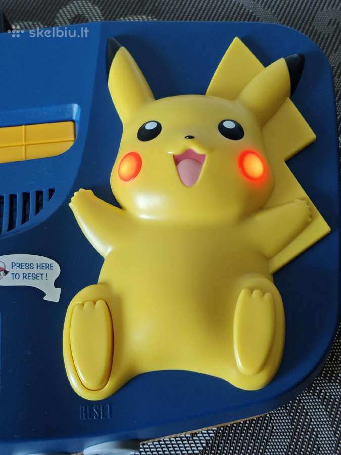Pikachu Nintendo 64 konsolė - nuotraukos Nr. 6