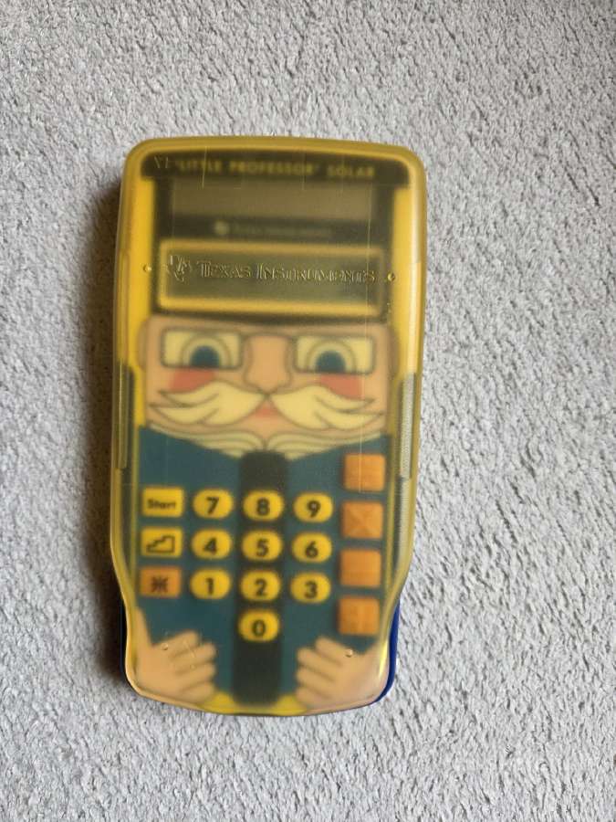 Texas Instruments Little Professor skaičiuotuvas - nuotraukos Nr. 4
