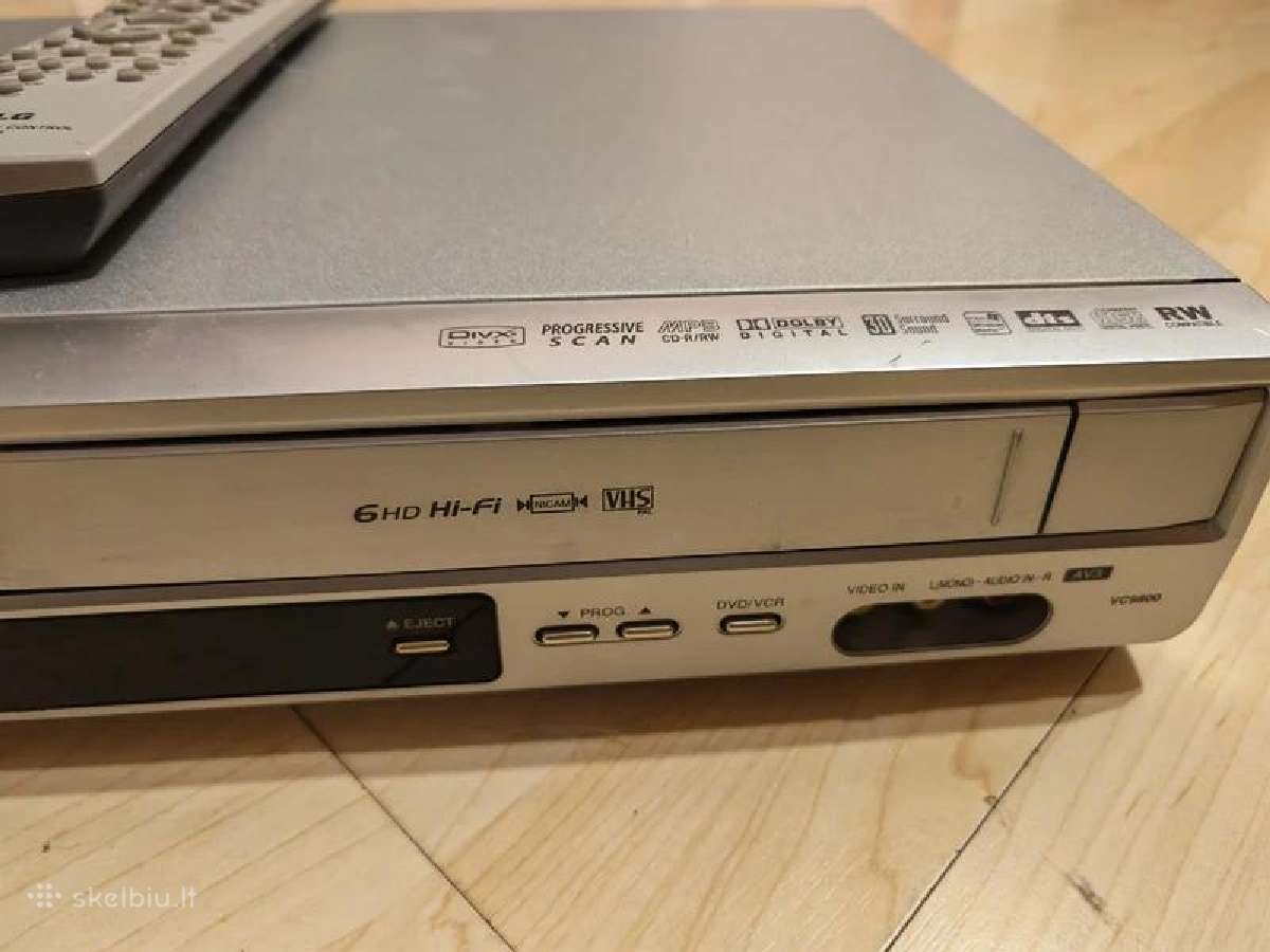 LG Dvd Divx ir Vhs Grotuvas su defektu - nuotraukos Nr. 5