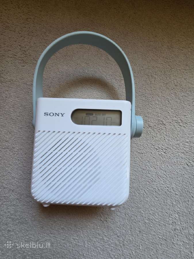 Sony Icf-s80 nešiojamas Fm/am dušo radijas - nuotraukos Nr. 2