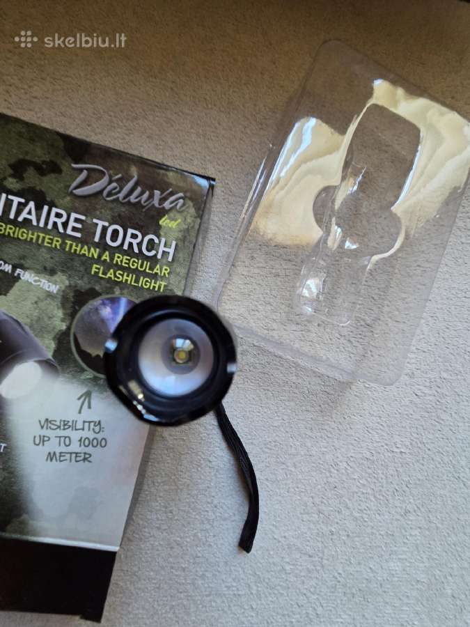 Taktinis LED prožektorius Deluxa Militaire Torch - nuotraukos Nr. 5