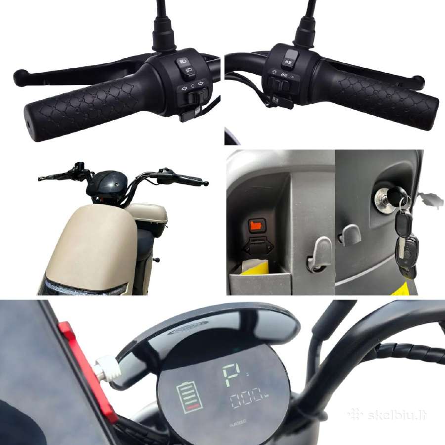 Elektrinis motoroleris Ride-e Evio 1000w 25 km/h - nuotraukos Nr. 3