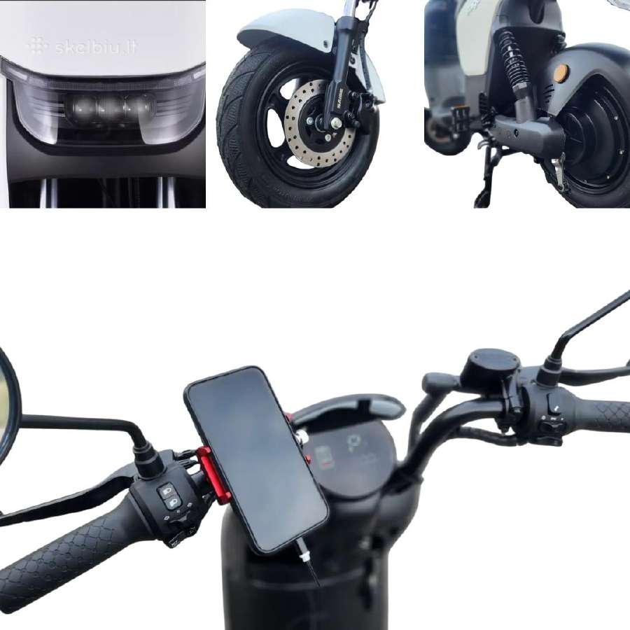Elektrinis motoroleris Ride-e Evio 1000w 25 km/h - nuotraukos Nr. 4