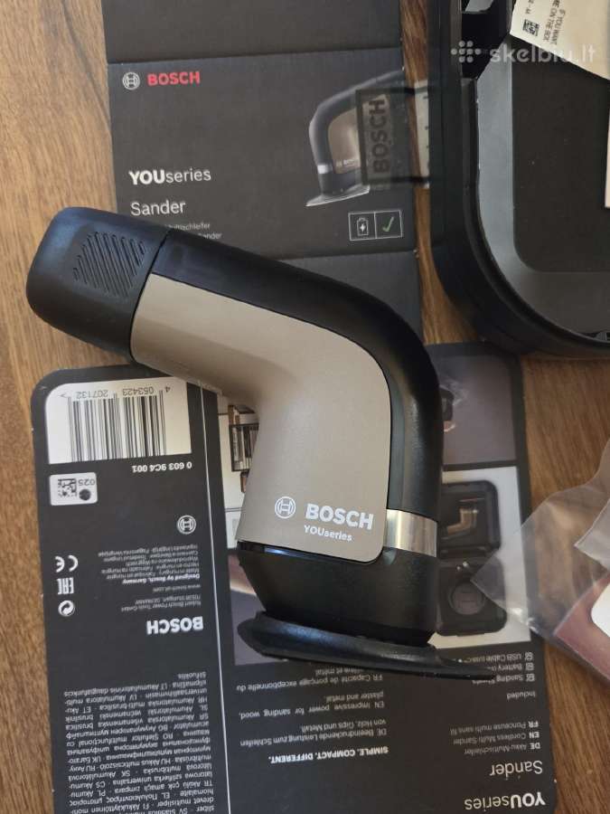 Bosch Youseries Sander akumuliatorinis šlifuoklis - nuotraukos Nr. 3