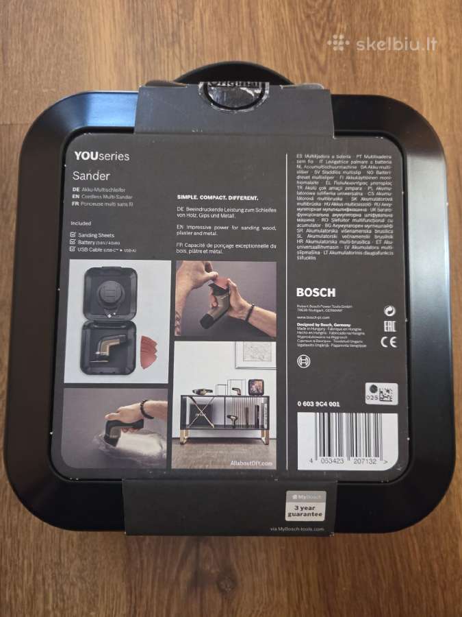 Bosch Youseries Sander akumuliatorinis šlifuoklis - nuotraukos Nr. 7