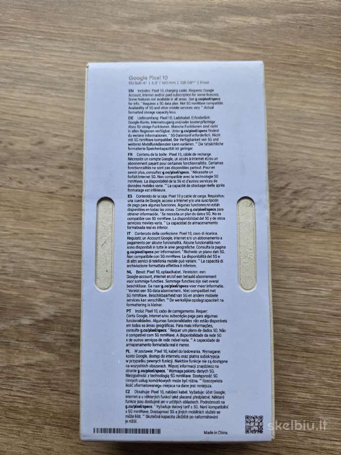 Google Pixel 10a, 10, 9a 128gb telefonas - nuotraukos Nr. 3