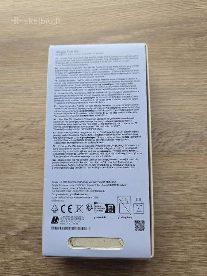 Google Pixel 10a, 10, 9a 128gb telefonas - nuotraukos Nr. 8