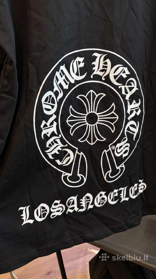 Chrome Hearts juodi marškinėliai ilgomis rankovėmi - nuotraukos Nr. 3