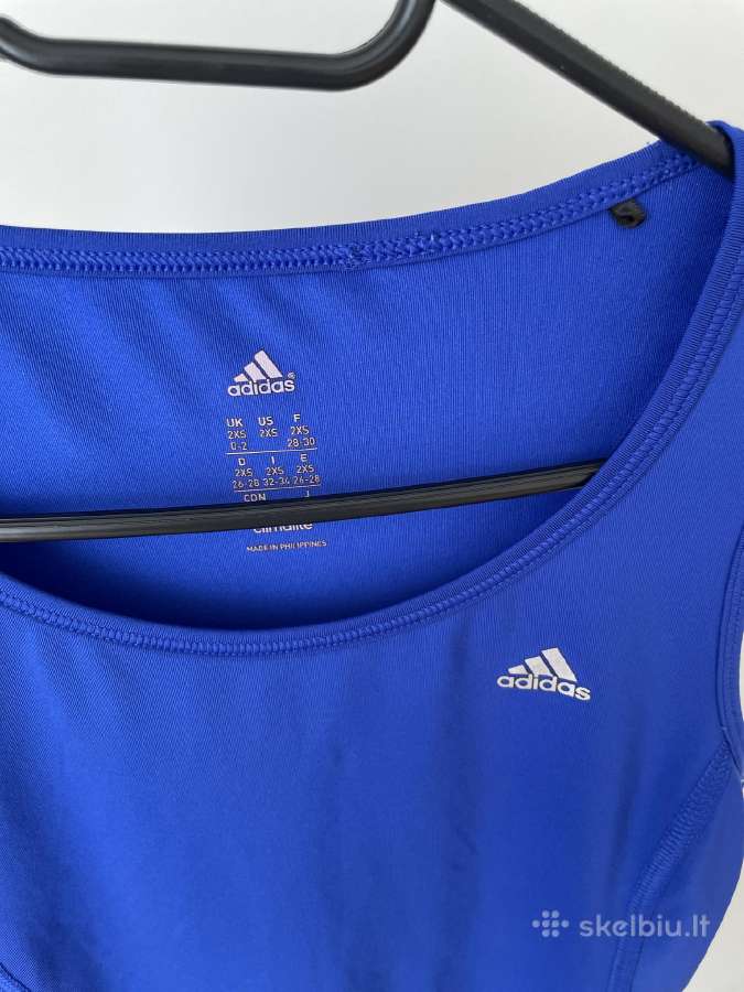 Adidas Climalite mėlyni sportiniai marškinėliai - nuotraukos Nr. 4