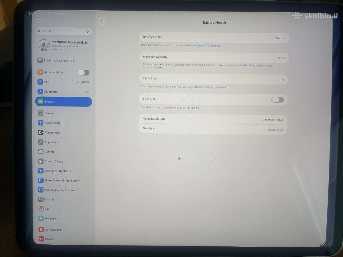 iPad Air 13" (M3, 2025, 128gb) - nuotraukos Nr. 2