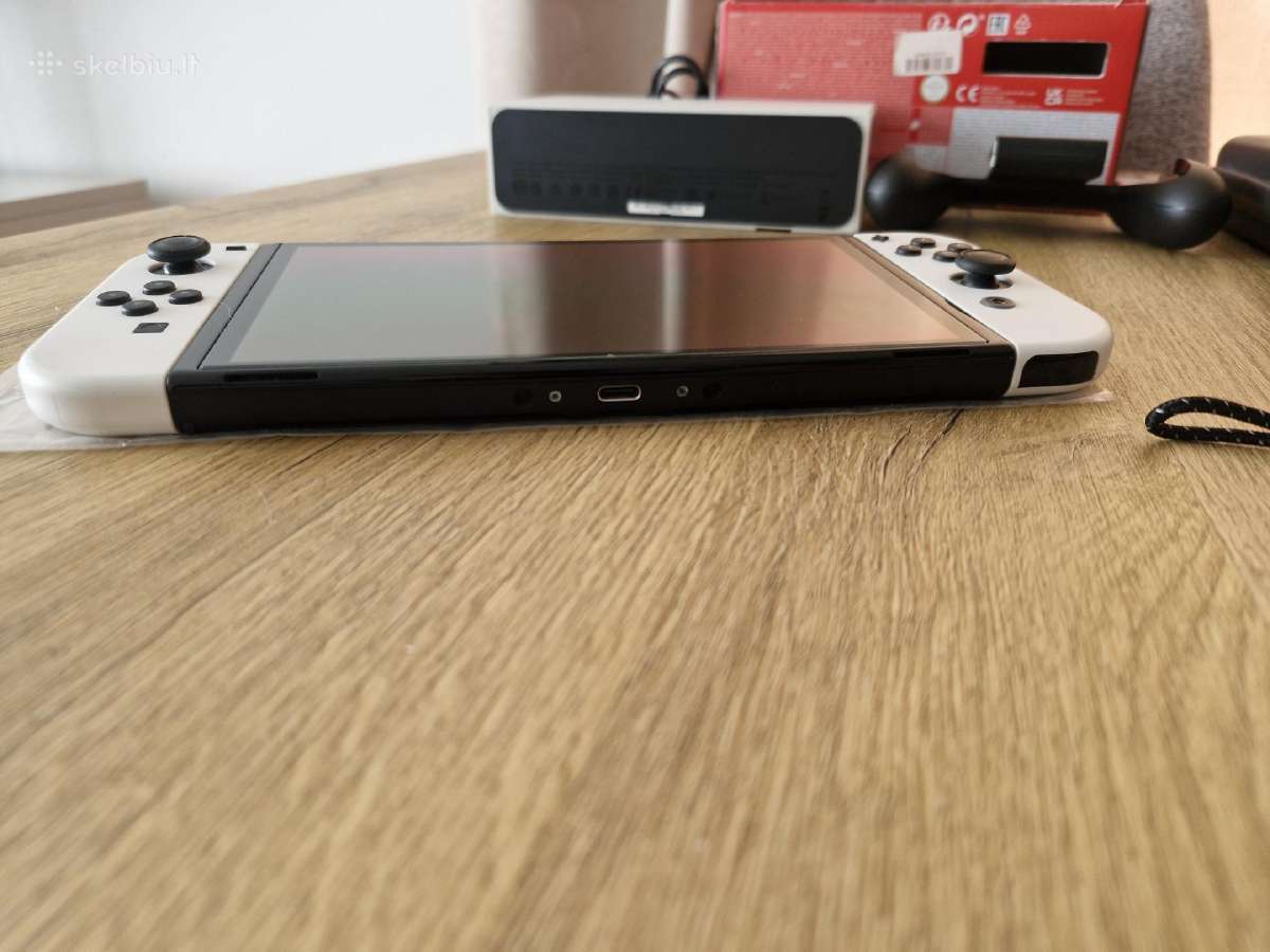 Nintendo Oled balta versija - nuotraukos Nr. 5