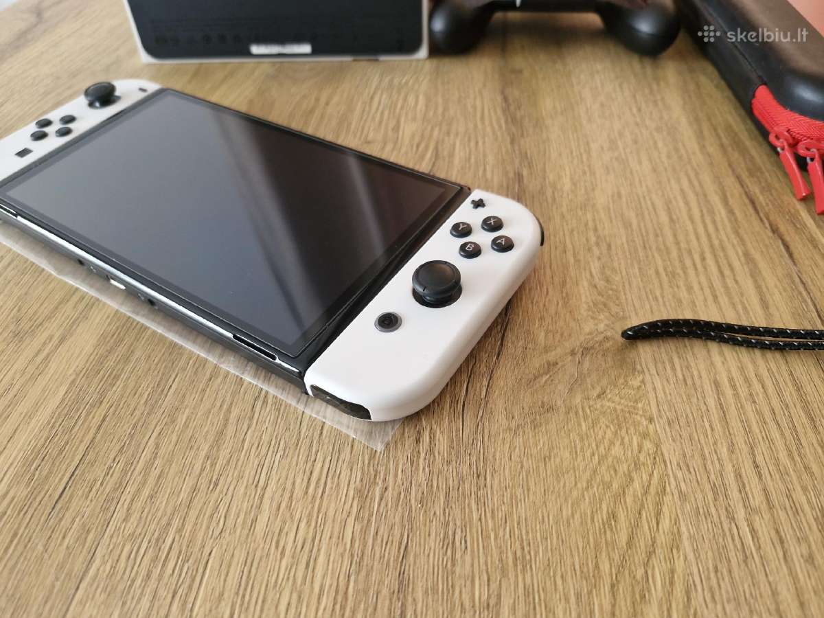 Nintendo Oled balta versija - nuotraukos Nr. 7