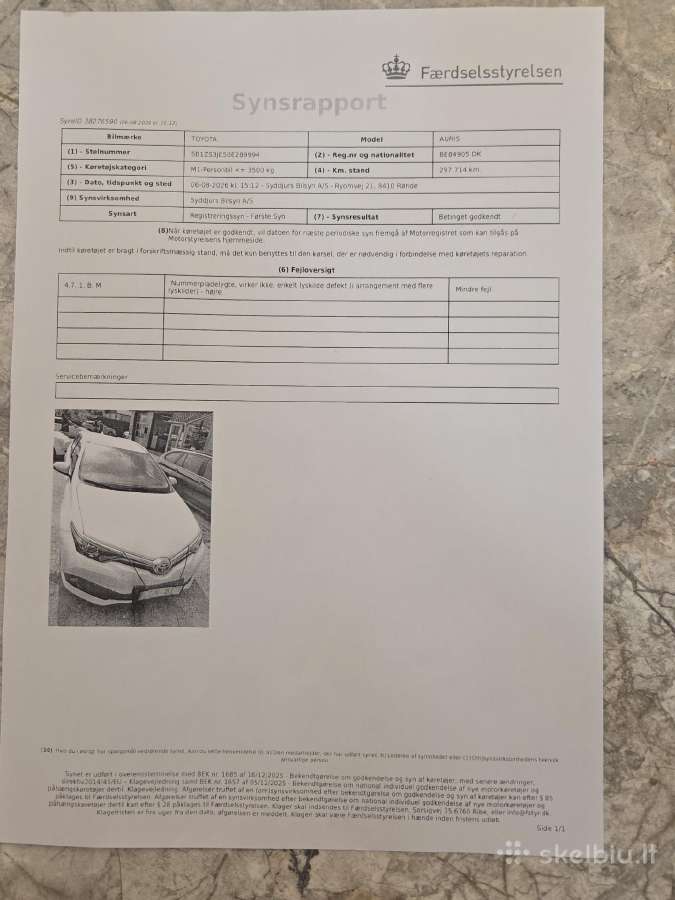 : Toyota Auris Hibridas 2016-11 Labai geras st - nuotraukos Nr. 26