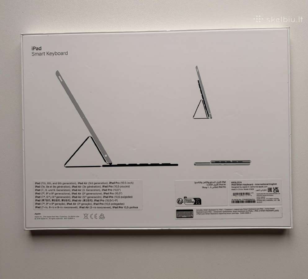 Parduodama Apple iPad Smart Keyboard klaviatūra - nuotraukos Nr. 3