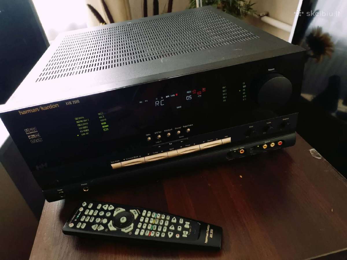 Harman kardon avr 7500 - nuotraukos Nr. 5