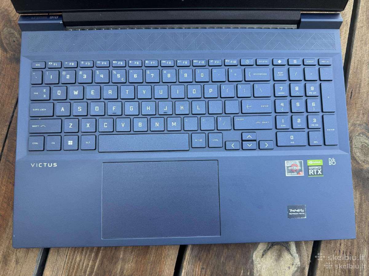 Hp Victus 16fullhd Ryzen5 Ram32gb Rtx3060 Ssd512gb - nuotraukos Nr. 2