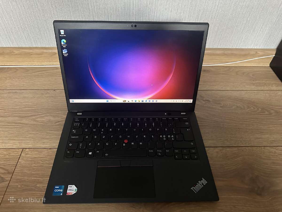 Lenovo Thinkpad T14s Gen2 I5-1145g7 16gb 512ssd 14 - nuotraukos Nr. 11