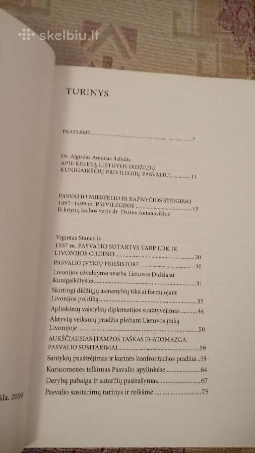 Pasvalio krašto istorija XV - XVIII am - nuotraukos Nr. 3