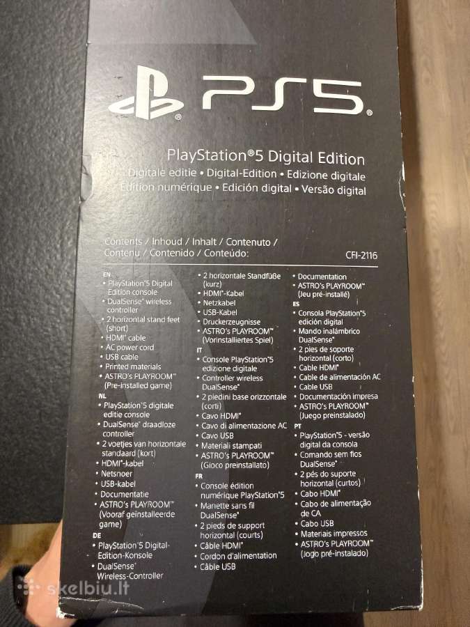 Playstation 5 Digital Edition 825 GB - nuotraukos Nr. 4