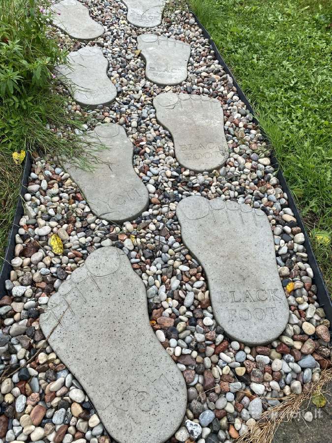 Betoninės dekoratyvines pėdos - nuotraukos Nr. 2