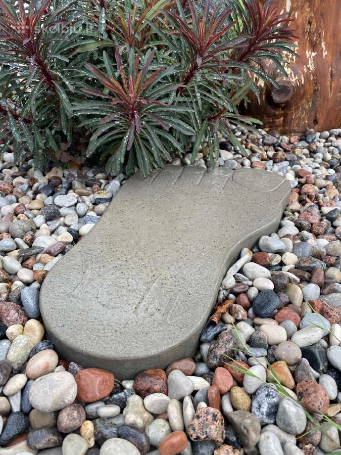 Betoninės dekoratyvines pėdos - nuotraukos Nr. 5