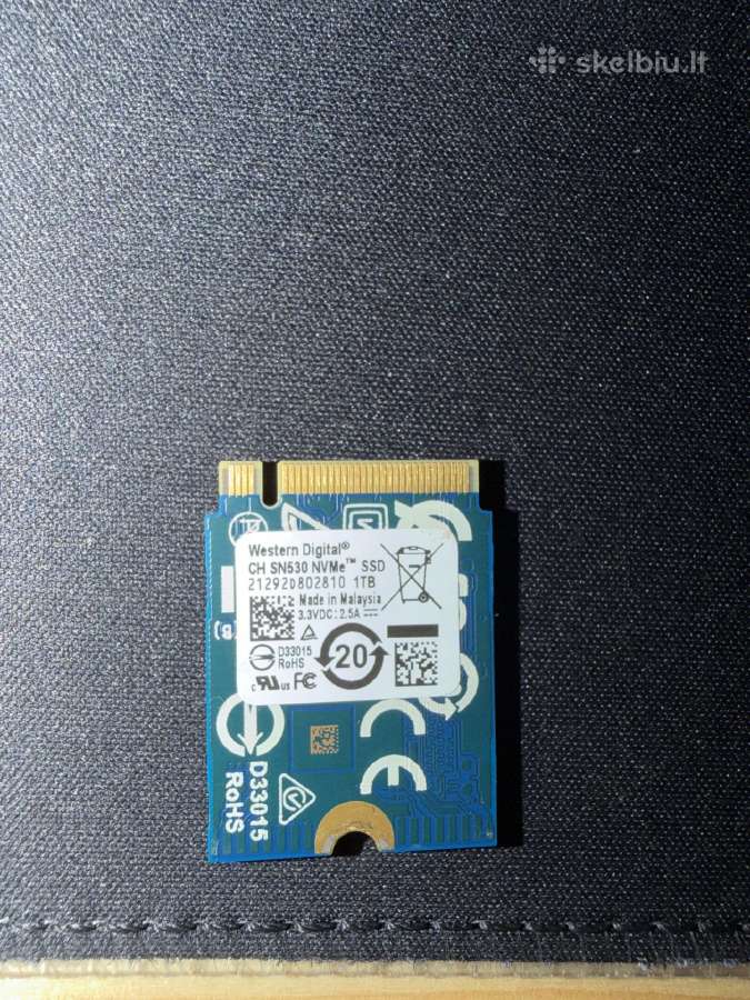 Nvme Wd Sn530 1tb - nuotraukos Nr. 2