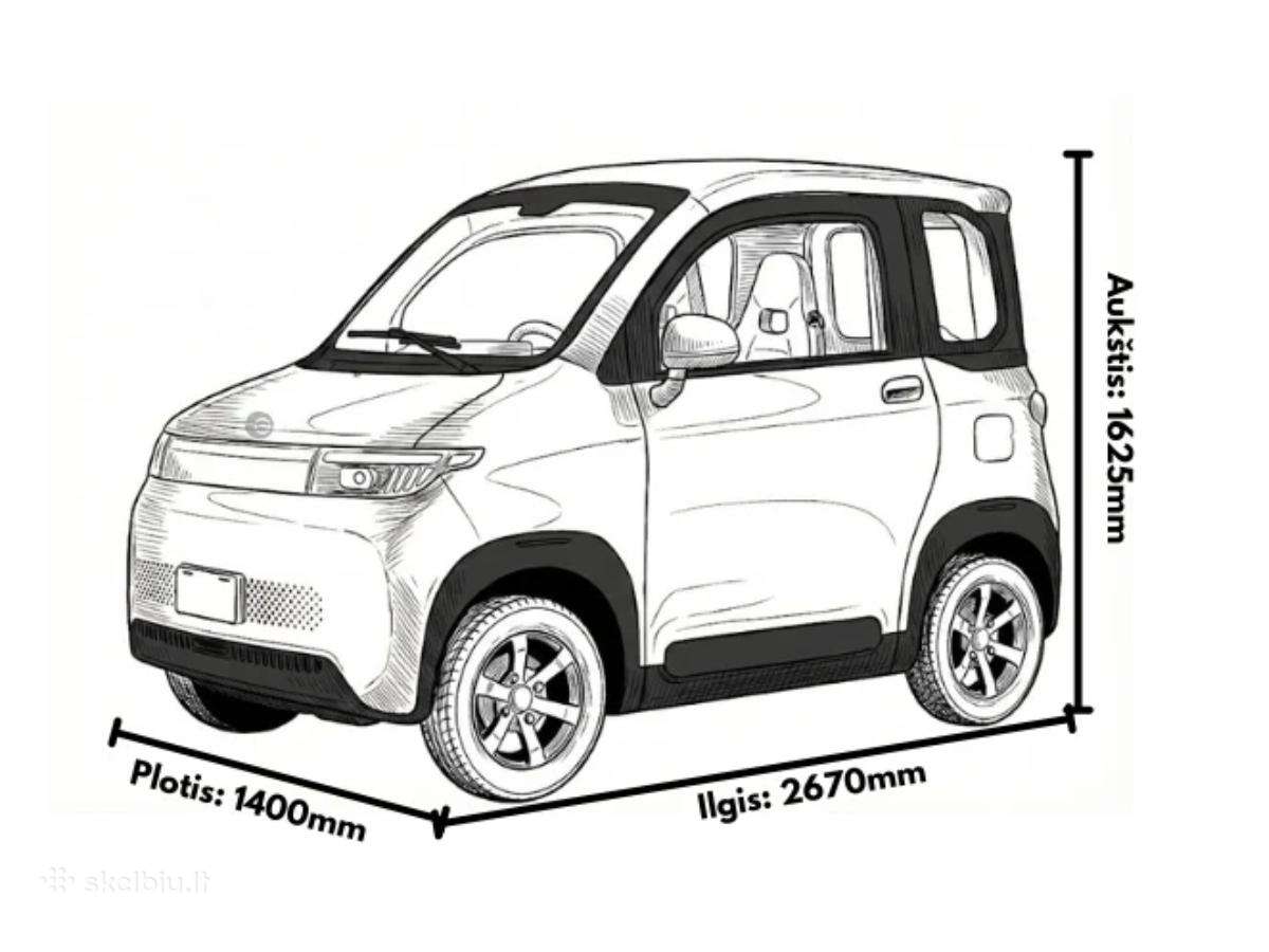 Elektrinis mini automobilis Ride-e Tuna 4kw (Eec) - nuotraukos Nr. 8