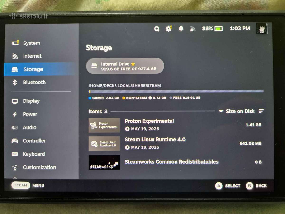 Steam deck 1tb - nuotraukos Nr. 8