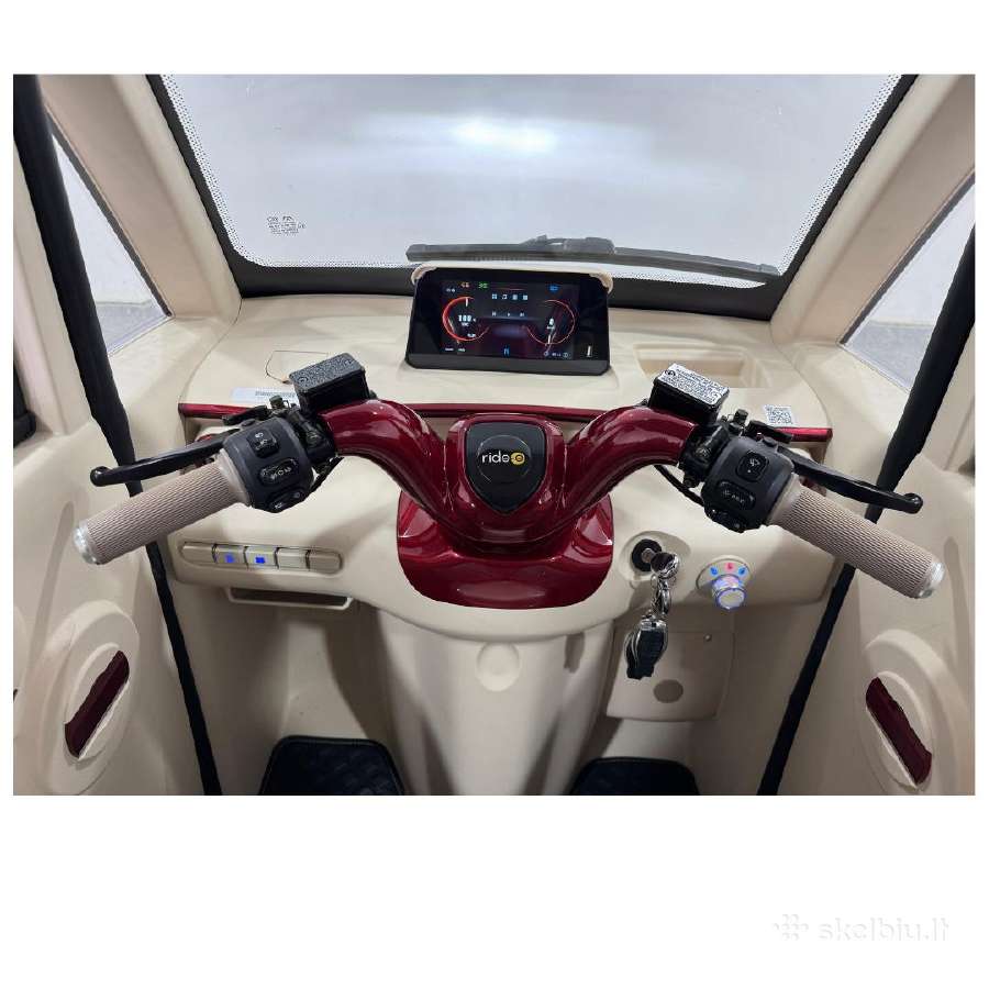 Elektrinis triratis mini automobilis Ride-e Domi - nuotraukos Nr. 2