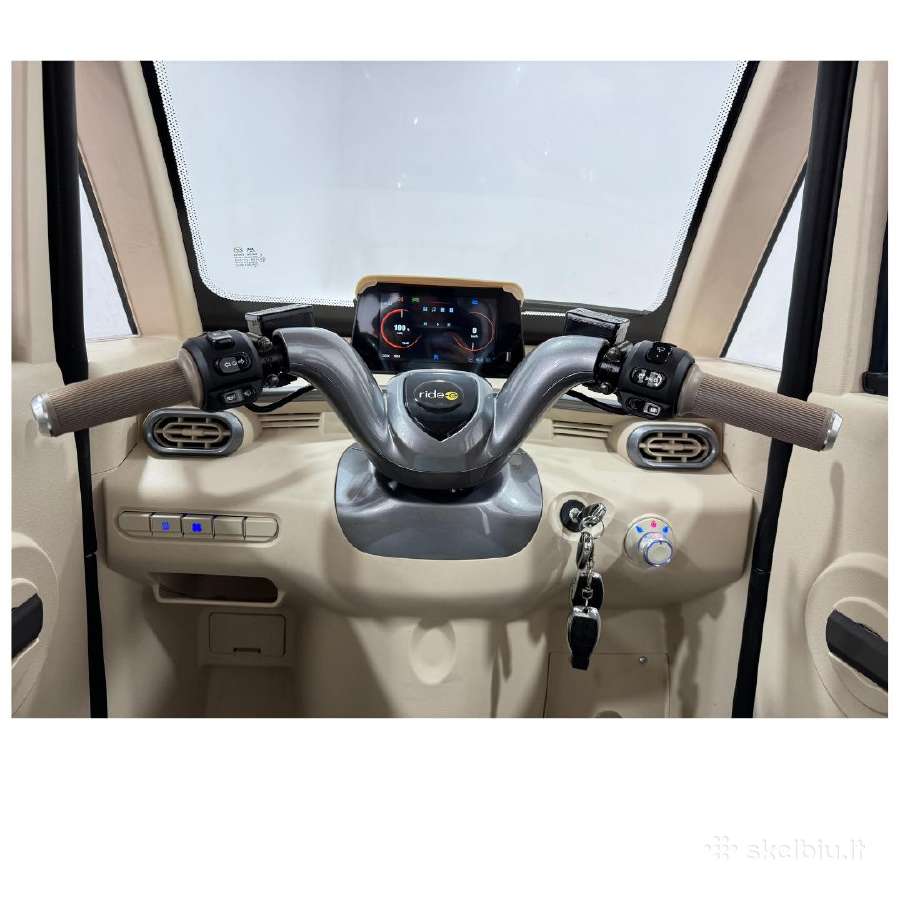 Elektrinis triratis mini automobilis Ride-e Domi - nuotraukos Nr. 7