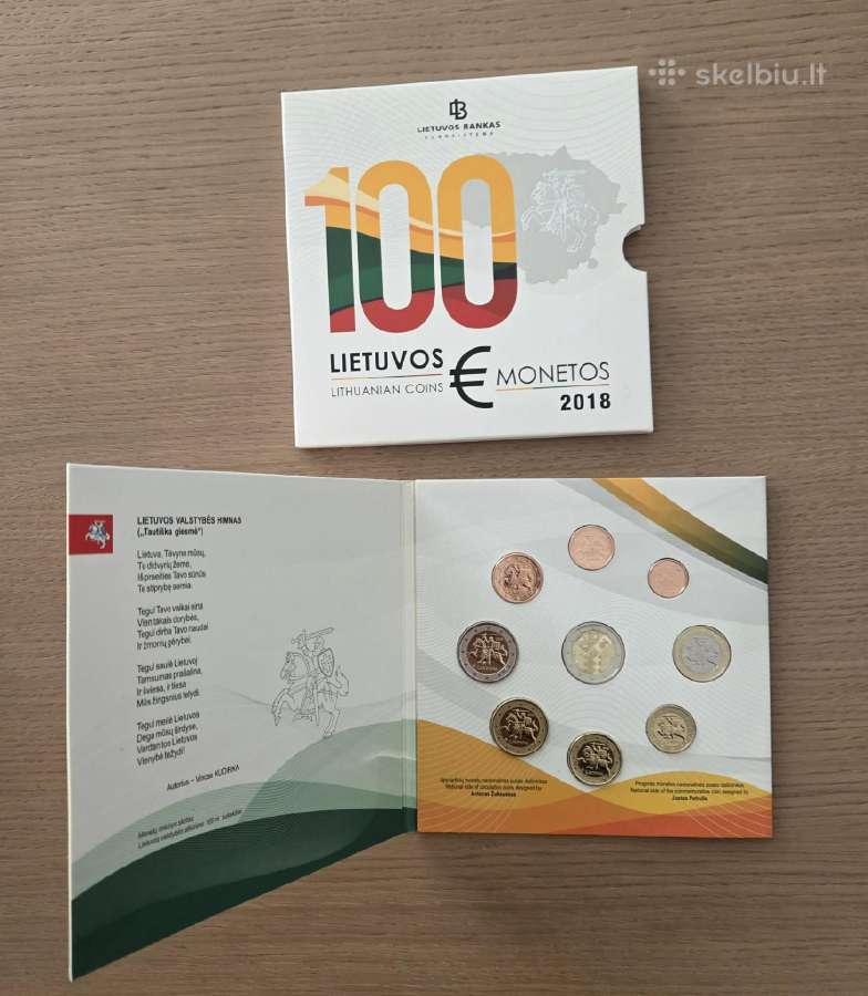 2018 monetų rinkinys valstybės atkūrimo 100-mečiui - nuotraukos Nr. 2
