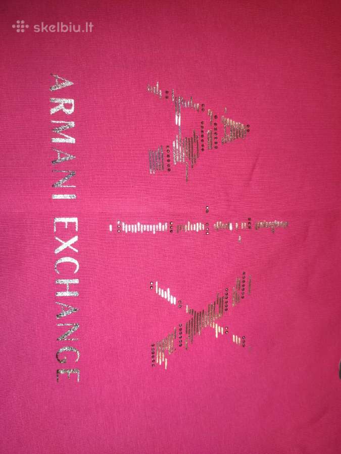 Armani Exchange moteriški marškinėliai S dydžio - nuotraukos Nr. 3